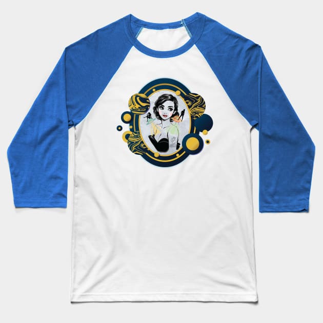 Lovely Women From Venus Baseball T-Shirt by Persius Vagg